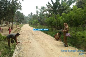 Pengerasan Jalan Dusun Padang Kelapo Tahap II Desa Sungai Limau