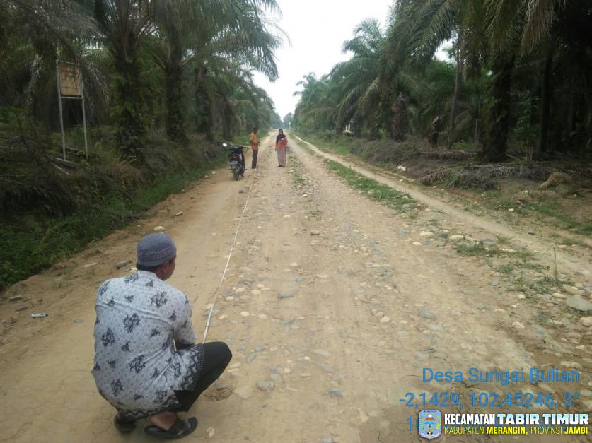 Kegiatan Monev Pembangunan Desa Tahun 2019 di Desa Sungai Bulian